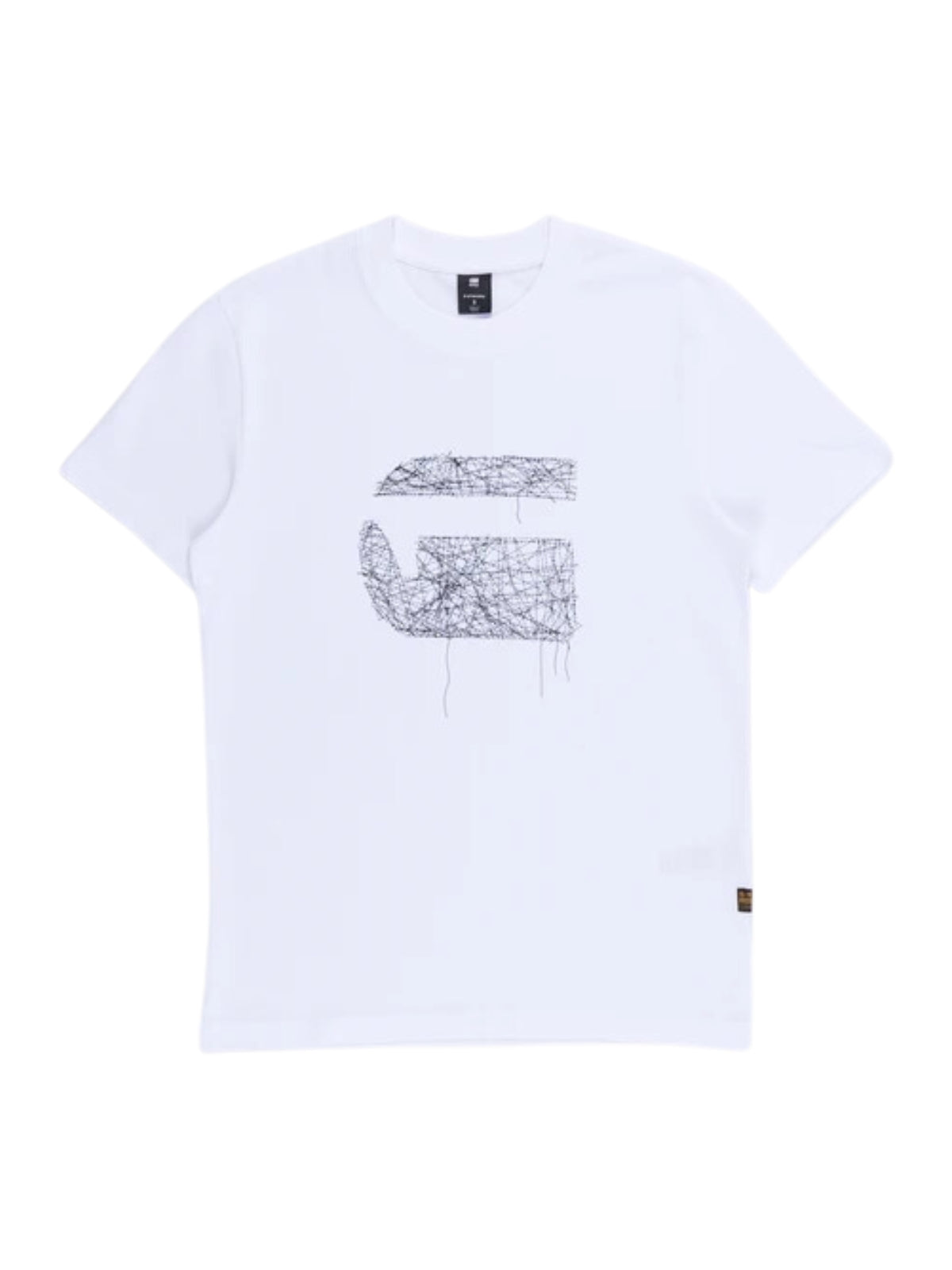 G-Star T-Shirt Stitch Burger White
